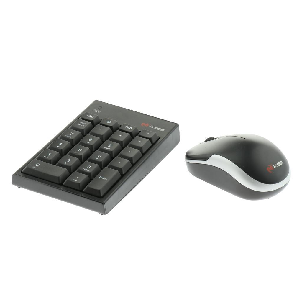 Portable Slim Number Pad And Mouse Combo for Laptop Desktop Computer PC