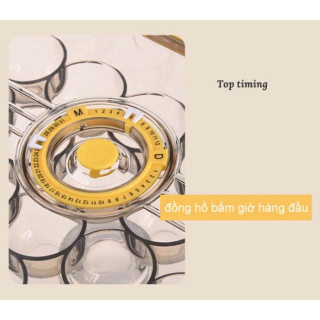 Hộp bảo quản trứng 24 ngăn Fresh&Dial nắp kín