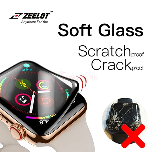 Dán màn hình cường lực Zeelot Apple Watch 38/40/42/44mm - Hàng chính hãng