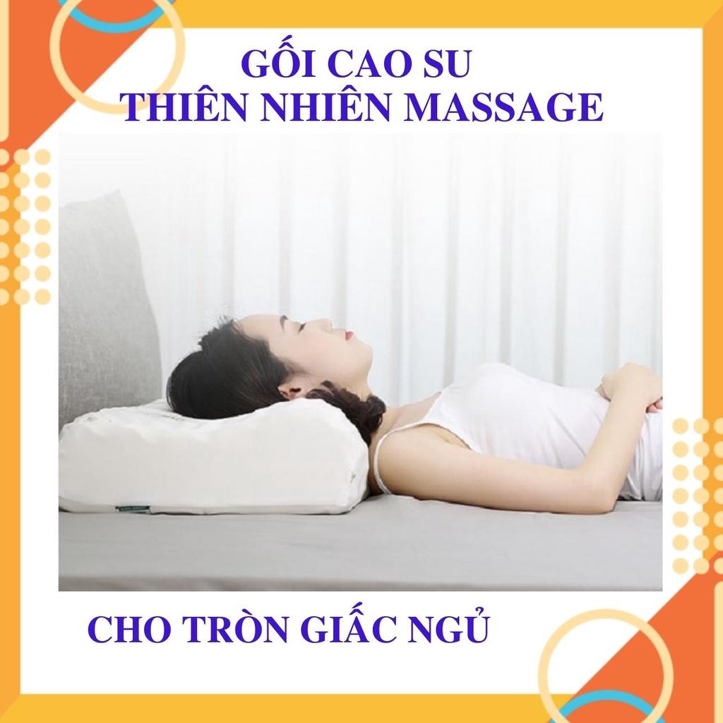 Gối Cao Su Thiên Nhiên Massage - Gối Cao su Non