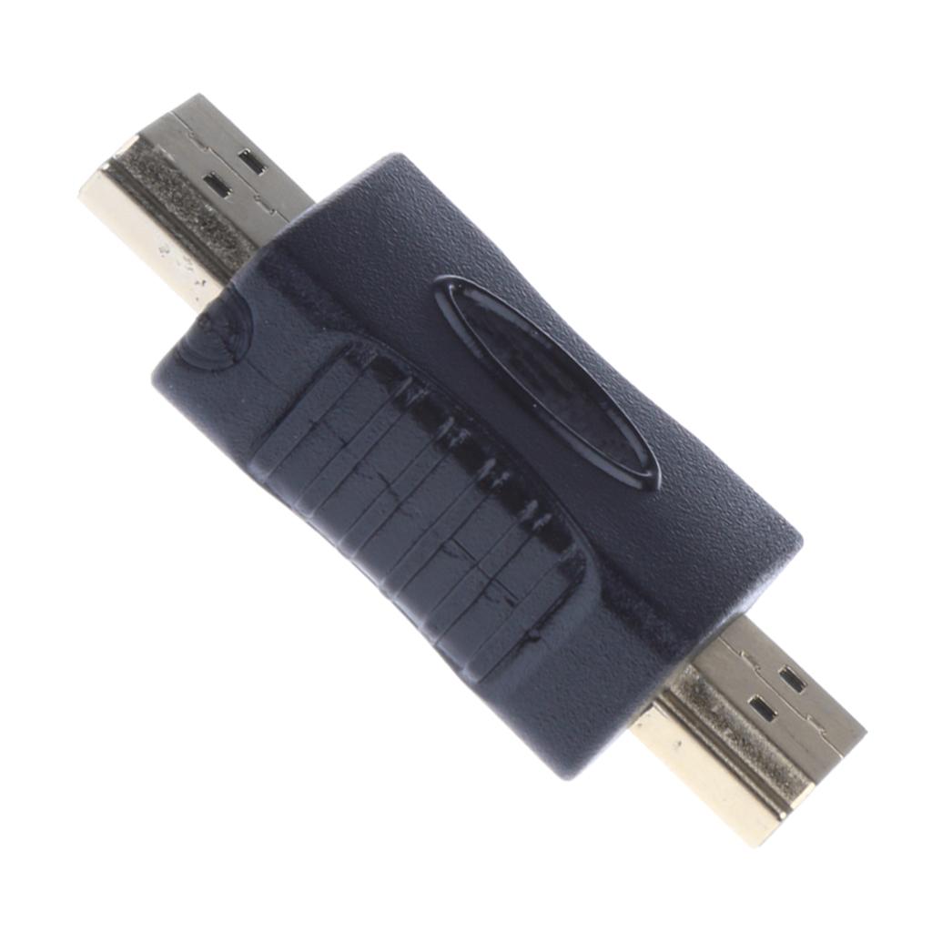 19-pin Type-A HDMI Male to HDMI Female Coupler Adapter Converter 1080P Connector with Gold-plated