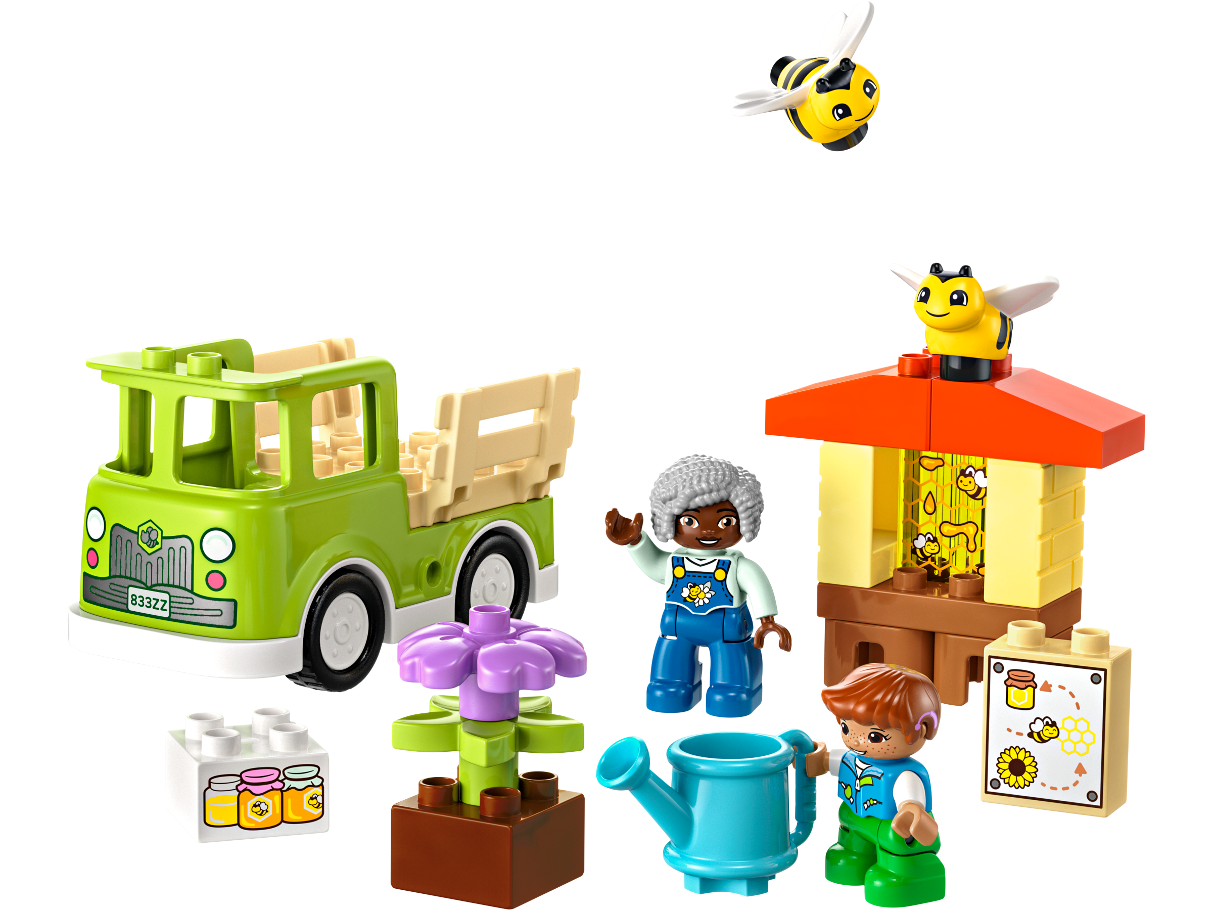 Đồ Chơi Lắp Ráp Nông Trại Ong Của Bé - Caring For Bees & Beehives - Lego Duplo 10419 (22 Mảnh Ghép)