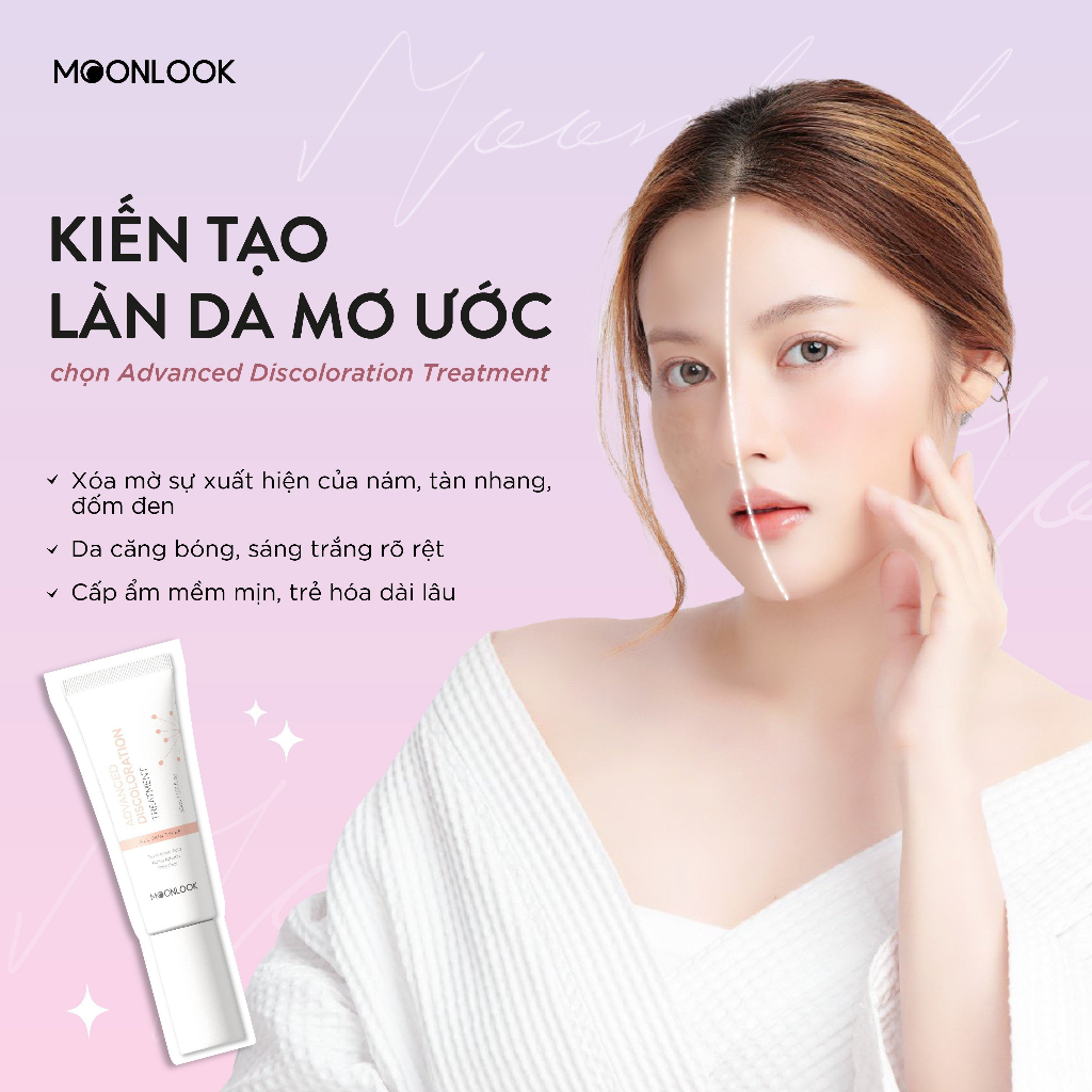 Kem giảm nám dưỡng trắng Advanced treatment Moonlook 30ml