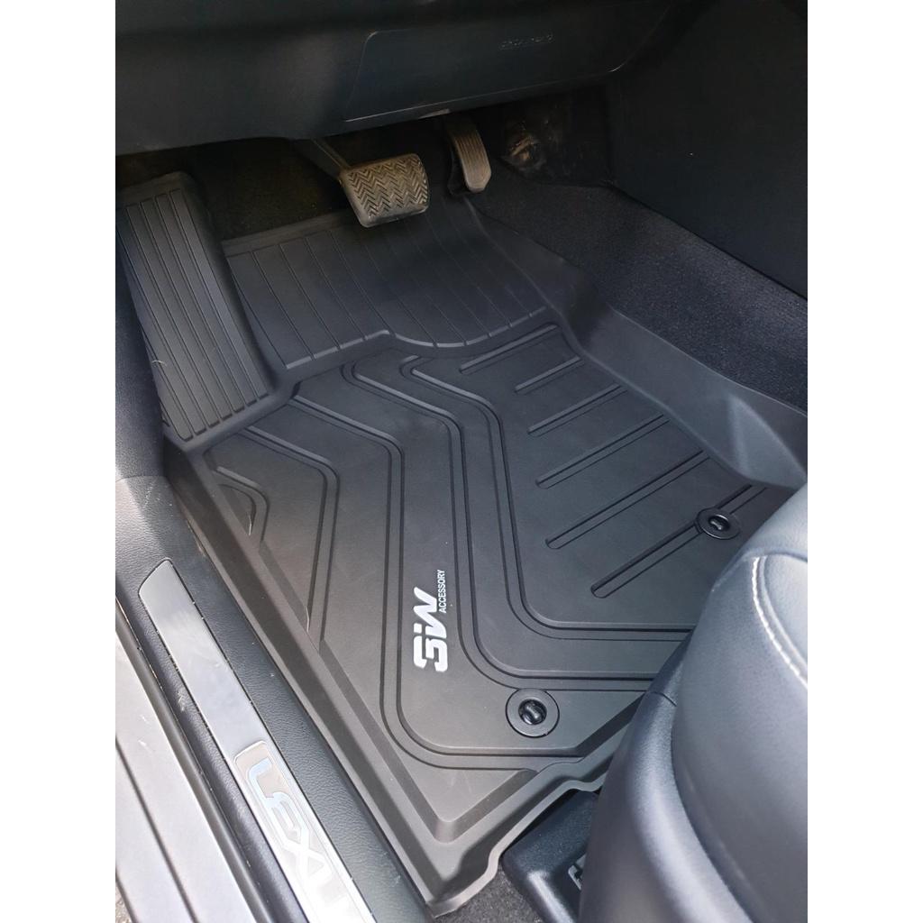 Thảm lót sàn xe ô tô LEXUS NX 2013- đến nay Nhãn hiệu Macsim 3W chất liệu nhựa TPE đúc khuôn cao cấp - màu đen