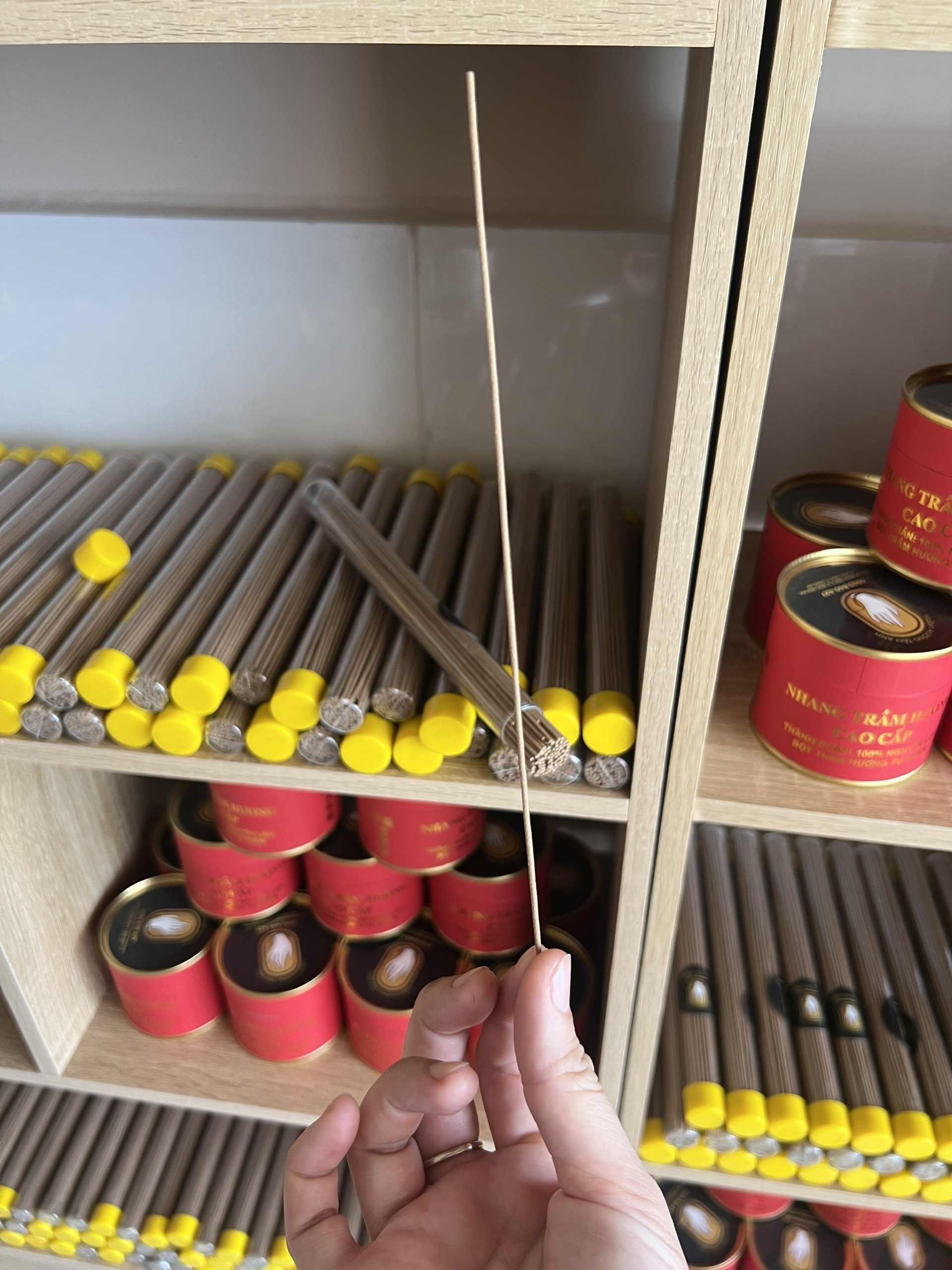 Nhang trầm ống KHÔNG TĂM cao cấp - 100% tự nhiên không dùng hoá chất