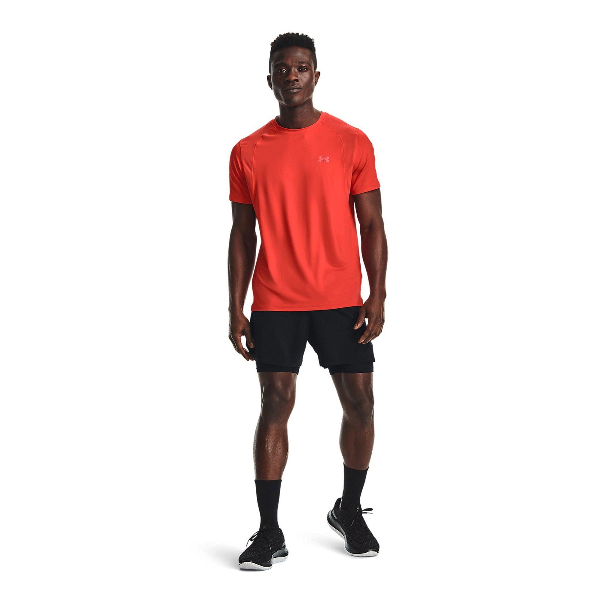 Quần ngắn thể thao nam Under Armour ISOCHILL RUN 2N1 SHORT - 1364858-001