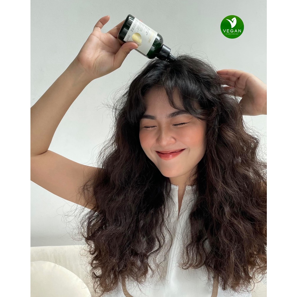 Bộ serum tóc bồ kết, vỏ bưởi Herbario 30ml + Nước dưỡng tóc tinh dầu bưởi Pomelo Cocoon 140ml