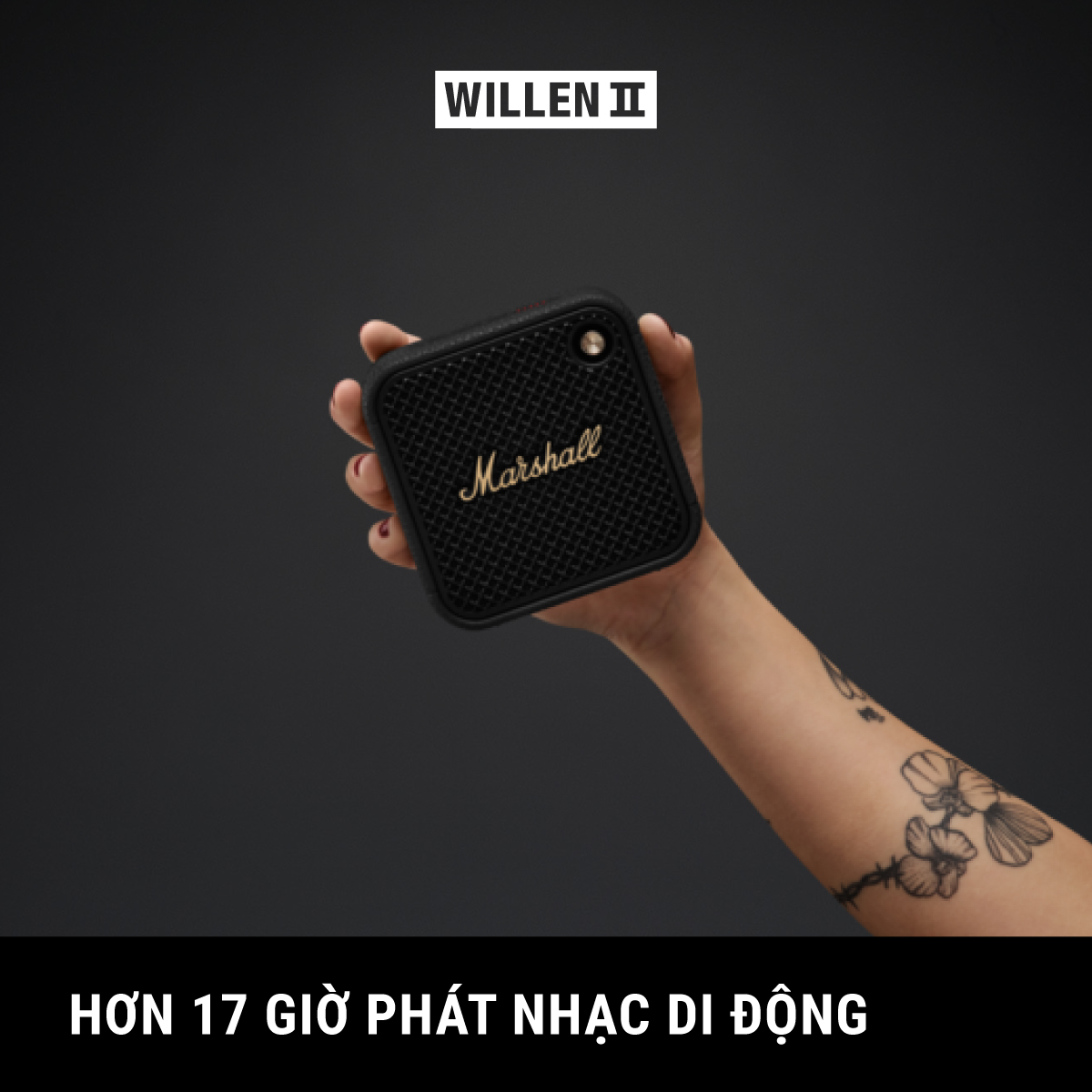 [NEW ARRIVAL] Loa Bluetooth Marshall Willen II Portable - Hàng chính hãng