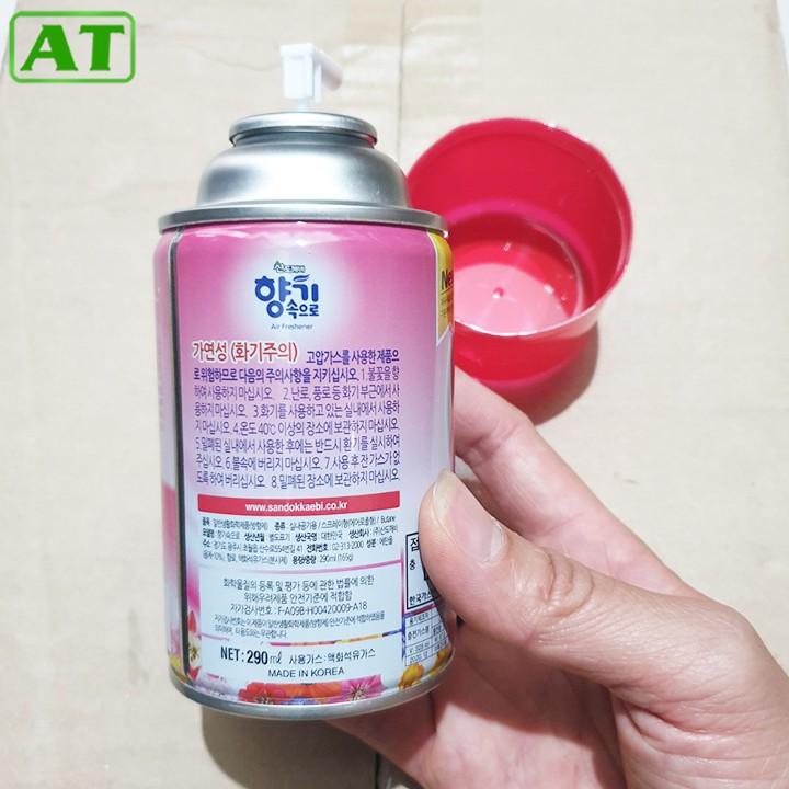 Chai Xịt Khử Mùi Xịt Thơm Hương Cà Phê Hàn Quốc 290ml Màu Hồng