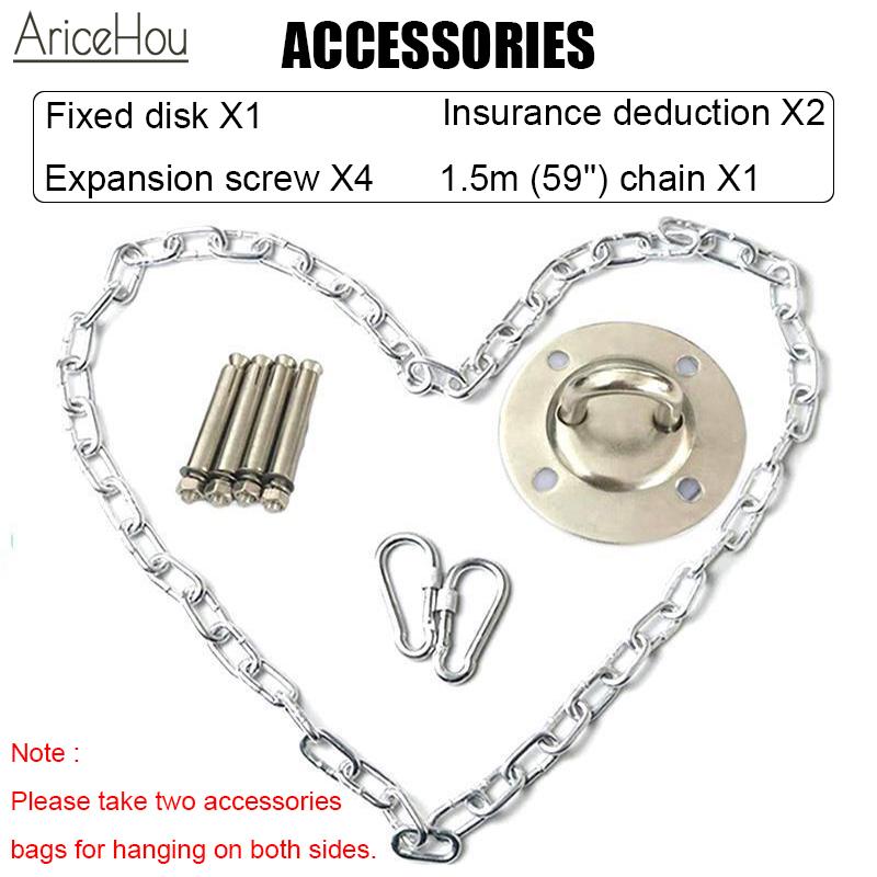 Treo Bộ Võng Giá Đỡ Dây Chuyền Bộ Dụng Cụ Giới Tính Xoay Móc Khóa Trần Bộ Phụ Kiện Treo Ghế Tập Thể Hình Trên Không Tập Yoga