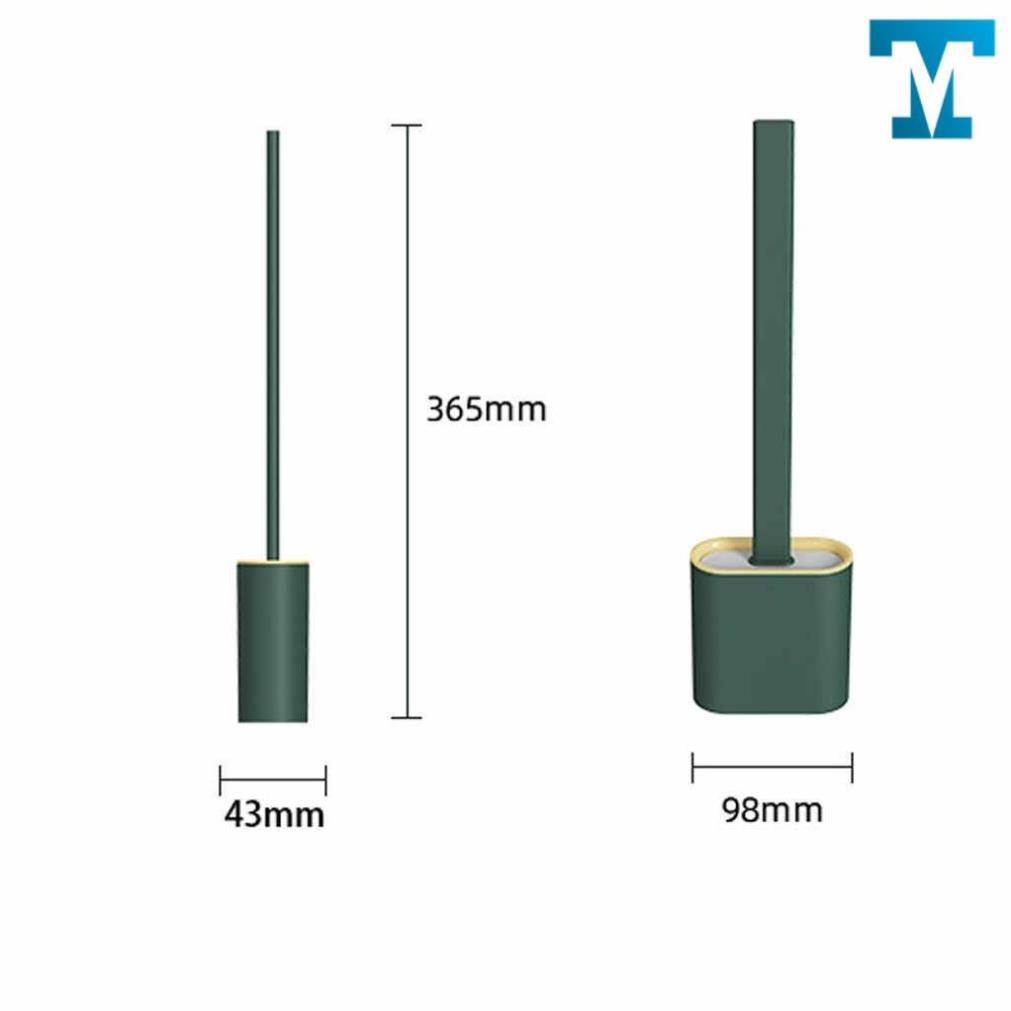 Dụng cụ chà rửa bồn cầu toa lét chất liệu silicon cho nhà tắm luôn sạch sẽ