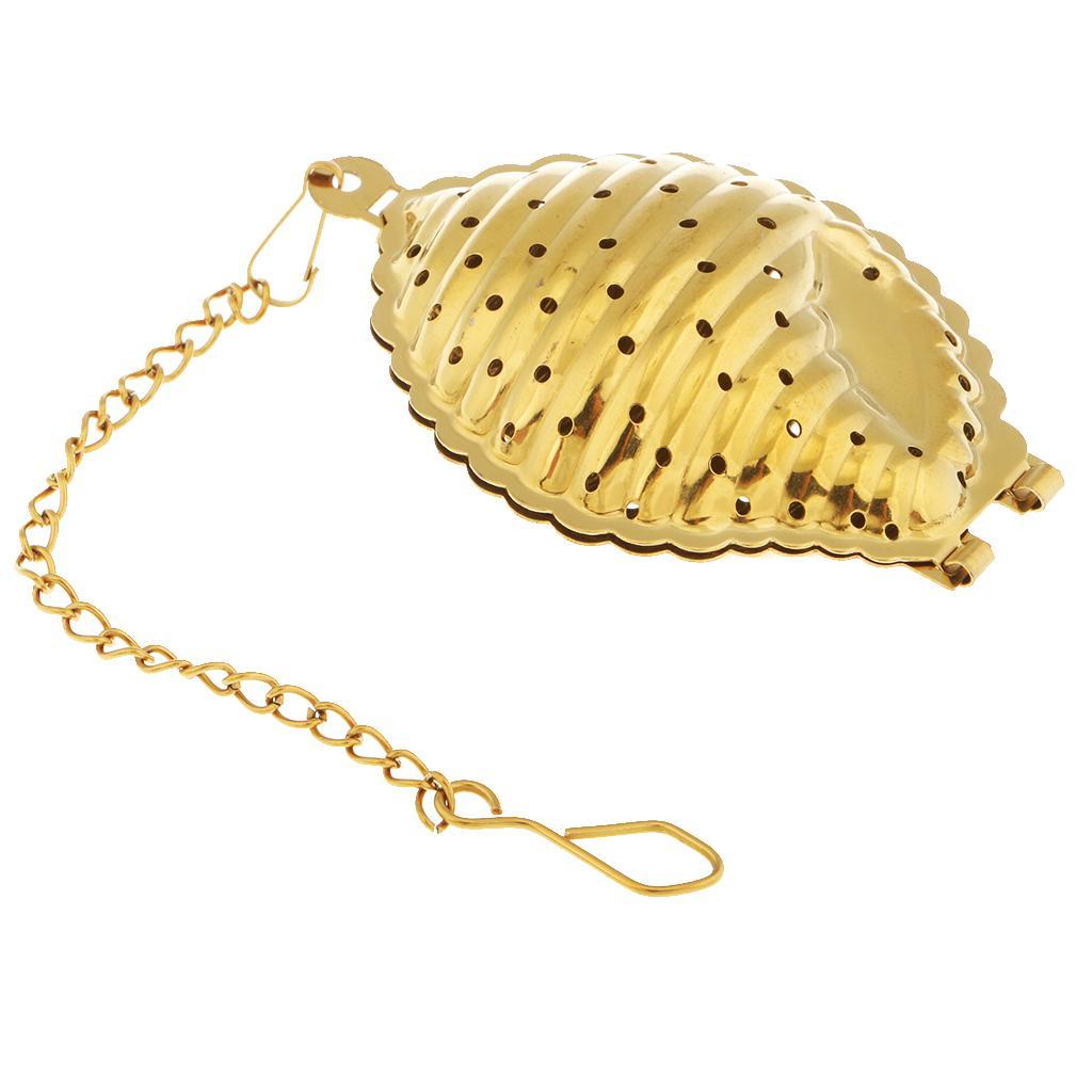 Conch Model Stainless Steel Tea Infuser Mesh Strainer Filter Kitchen Tools