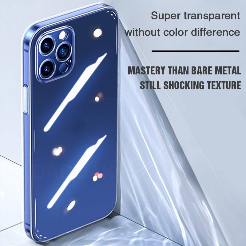 Ốp lưng chống sốc trong suốt siêu mỏng cho iPhone 12 Pro bảo vệ camera hiệu Likgus Crashproof giúp chống chịu mọi va đập - hàng nhập khẩu