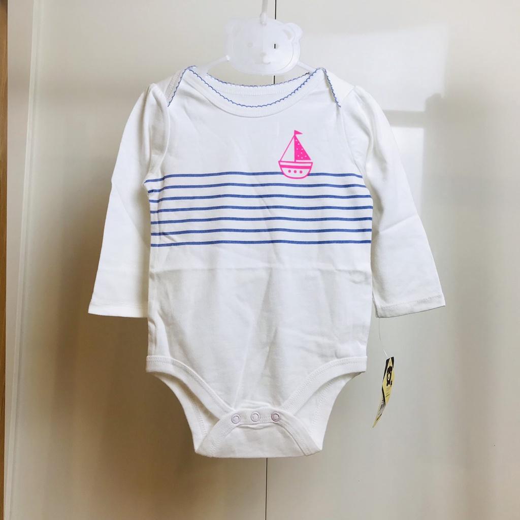 Bộ đồ liền thân bodysuit cotton dài tay cho bé sơ sinh