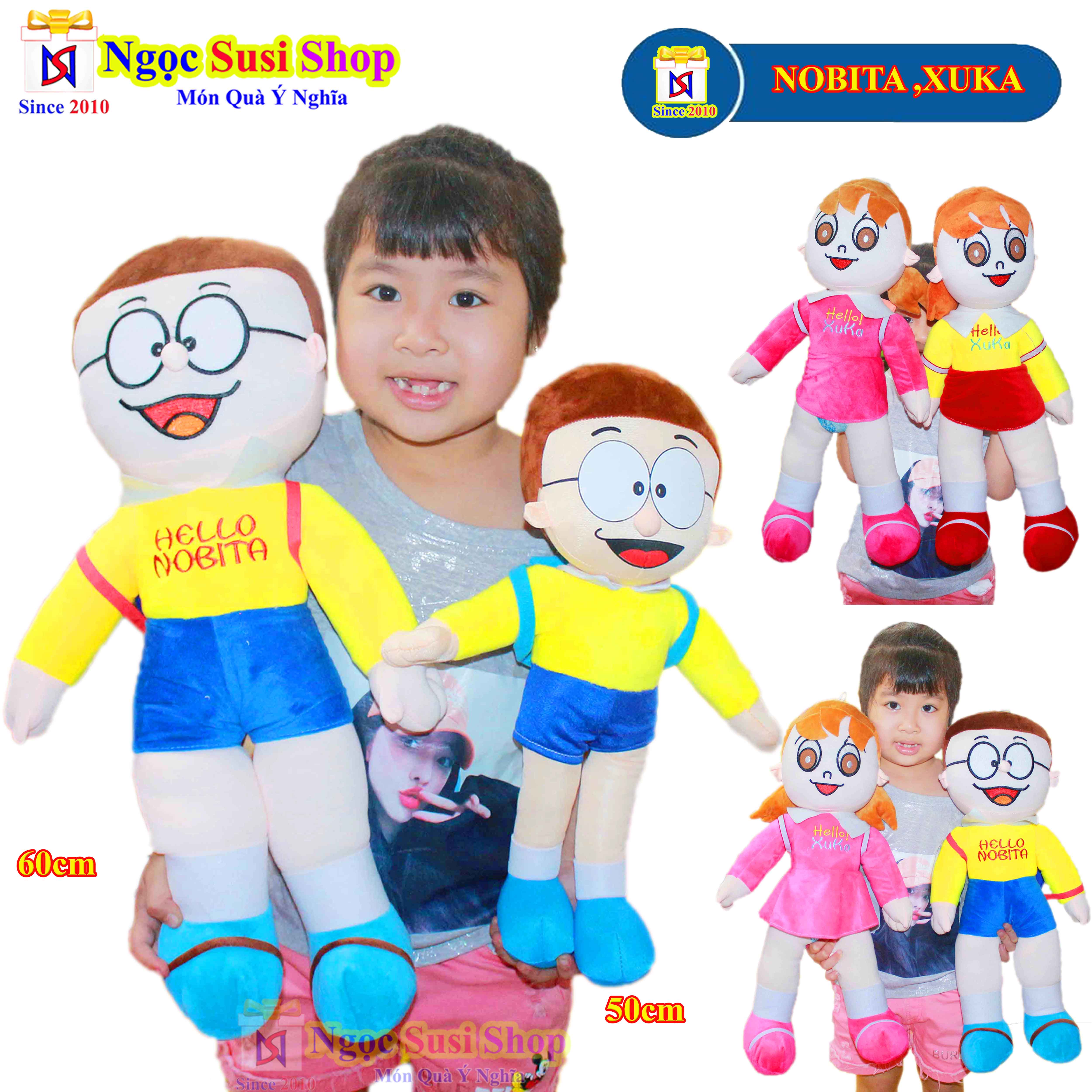 GỐI ÔM NOBITA , XUKA CHO BÉ YÊU SIÊU MỊN