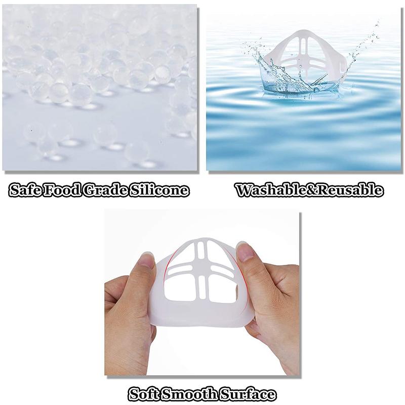 Set 5 Giá Đỡ Khẩu Trang 3d Thoáng Khí Tiện Dụng