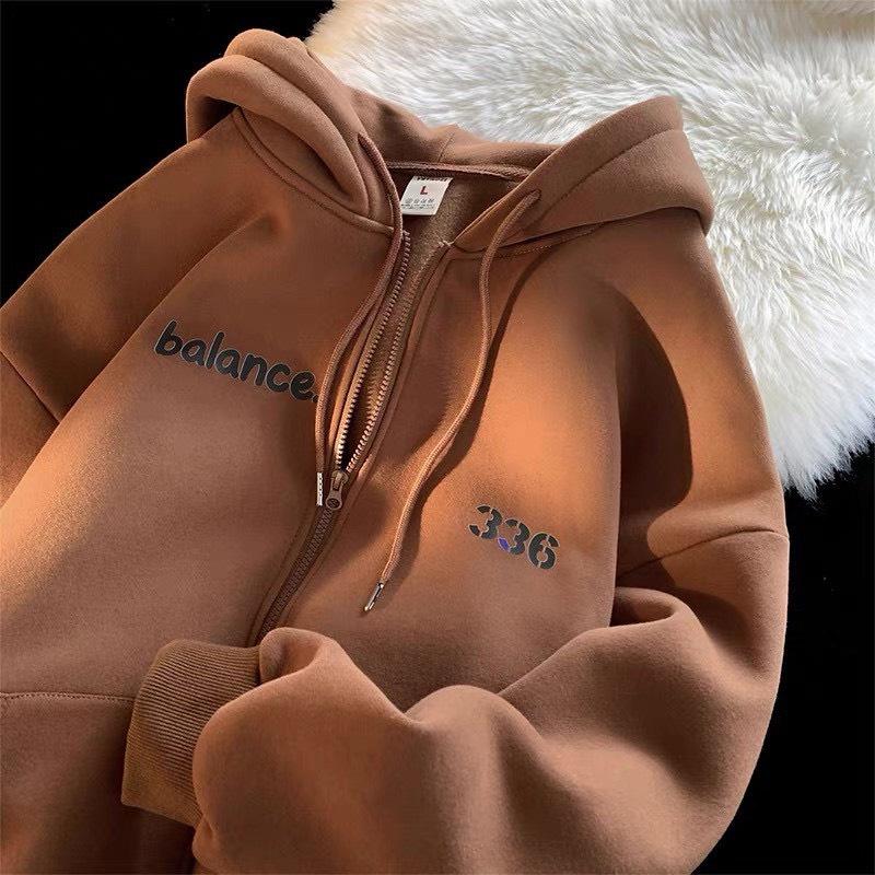 Áo Khoác Hoodie Nỉ Nam Nữ Chất Liệu Nỉ Ngoại Thêu Họa Tiết Chữ 336 Siêu Hot 2023