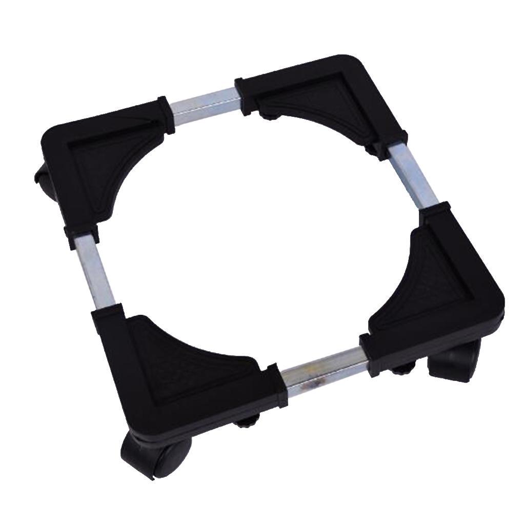 Removable Universal Roller Washing Machine Refrigerator Base Stand Rack 56x56cm