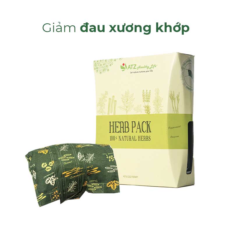 Túi Chườm Đầu Gối Thảo Dược - ATZ Healthy Life - Nóng Lạnh Đa Năng - Giảm Đau Xương Khớp - Đỏ