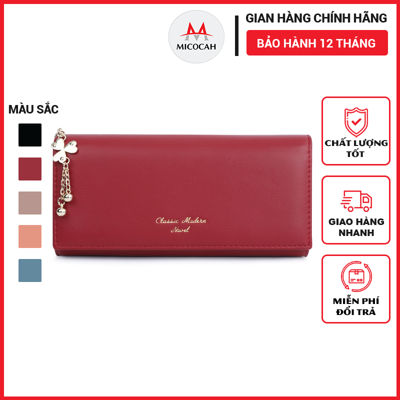 Ví nữ dài cầm tay chính hãng TAILIAN thời trang đựng tiền da cao cấp nhiều ngăn tiện dụng TL39 - T8806-134 ĐỎ ĐÔ