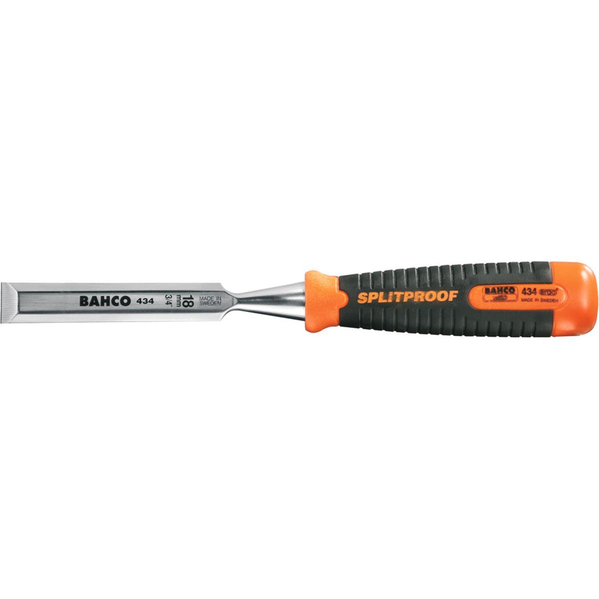 Đục Mộng Gỗ Cầm Tay, Cán Nhựa Bahco Ergo 794775 Đầu Bằng 6mm - Hàng Chính Hãng 100% từ Đức