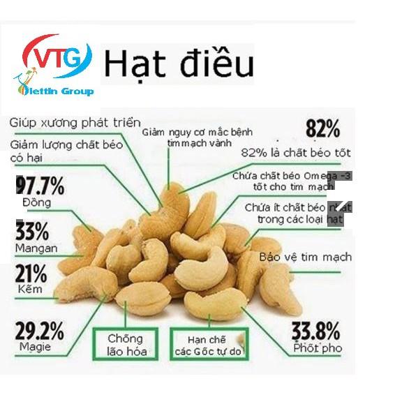 1kg Hạt Điều Rang Tỏi Ớt Loại 1 (điều nguyên)