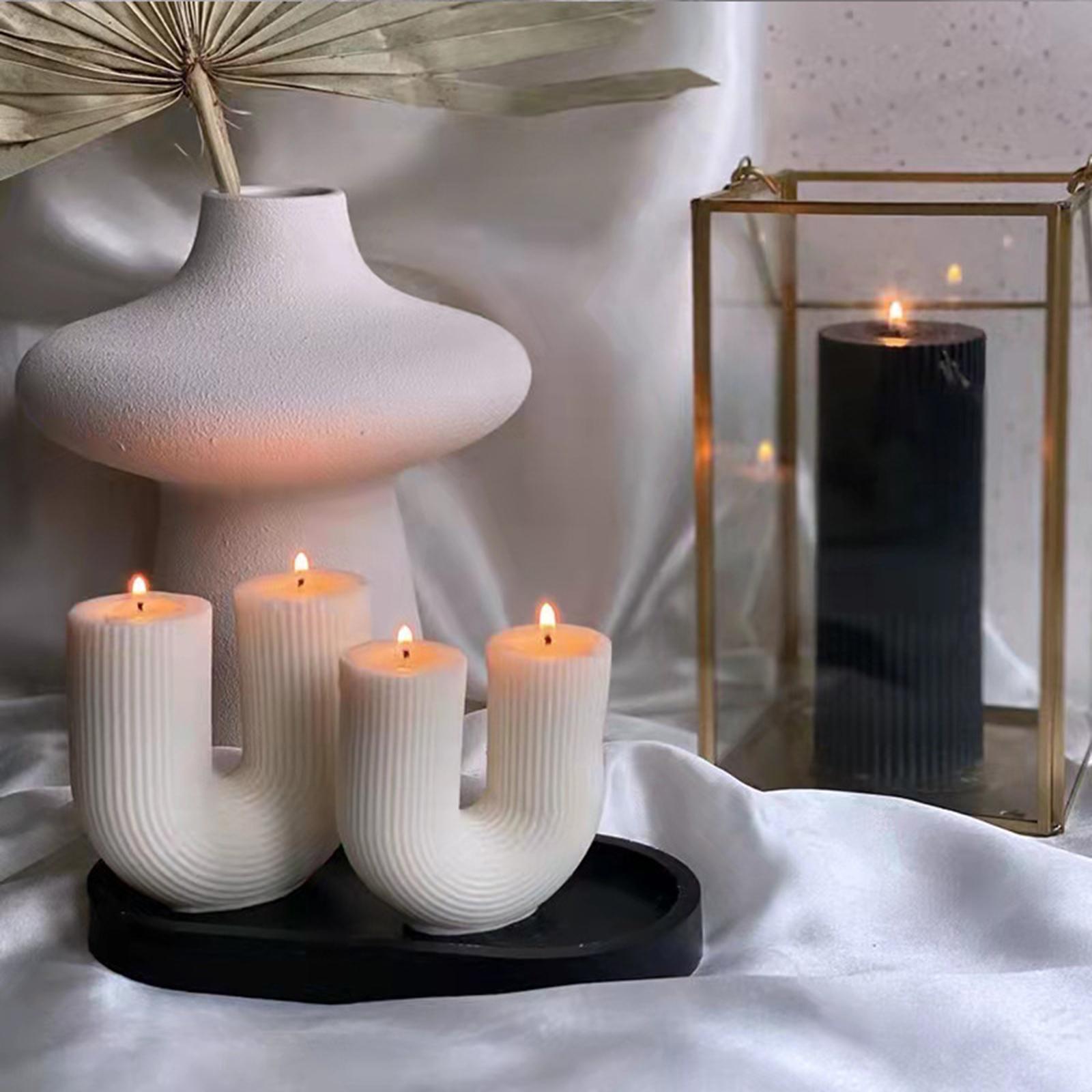 Geometric Scented Candles Home Decorative Soy Candle