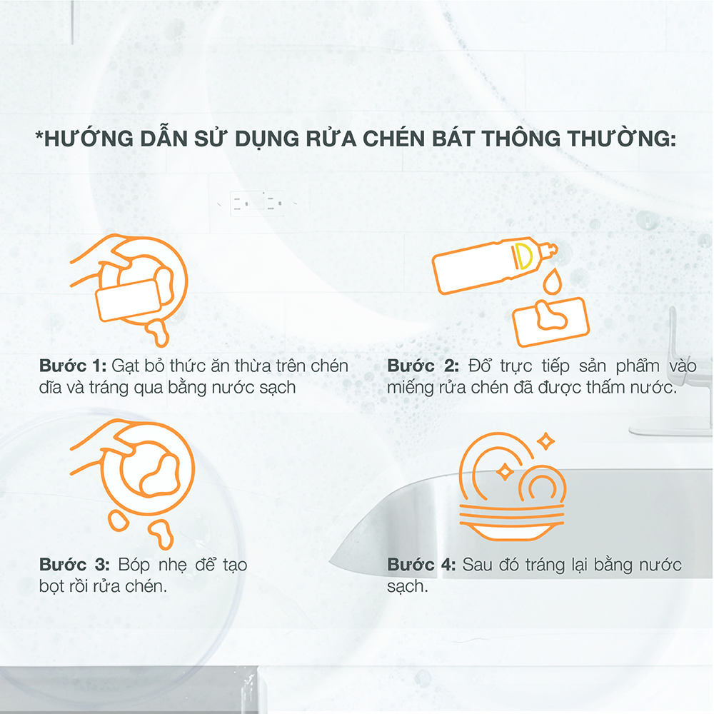 Nước rửa chén đậm đặc kháng khuẩn Earth Choice 500ml