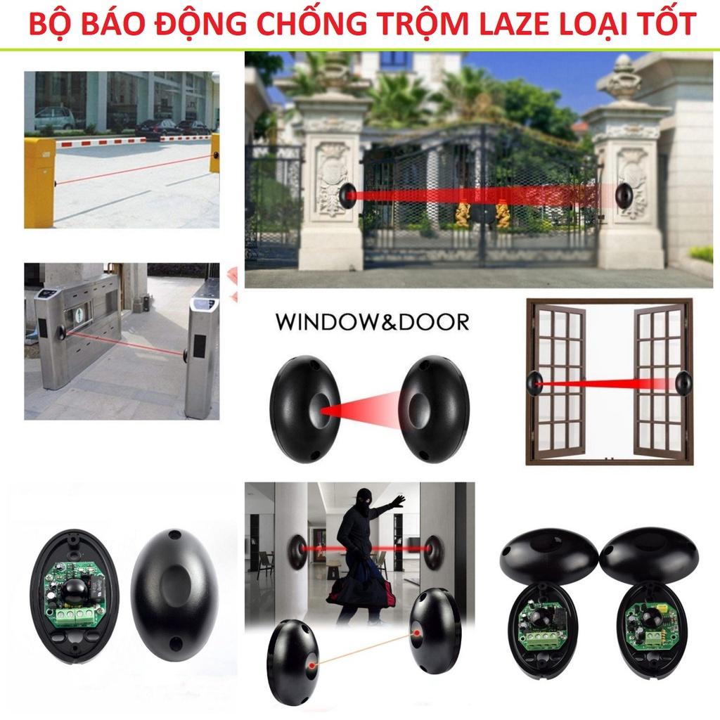 Thiết bị chống trộm nhà bằng laze hồng ngoại lắp cổng, cửa chính, hàng rào, cửa sổ mẫu mới siêu an toàn