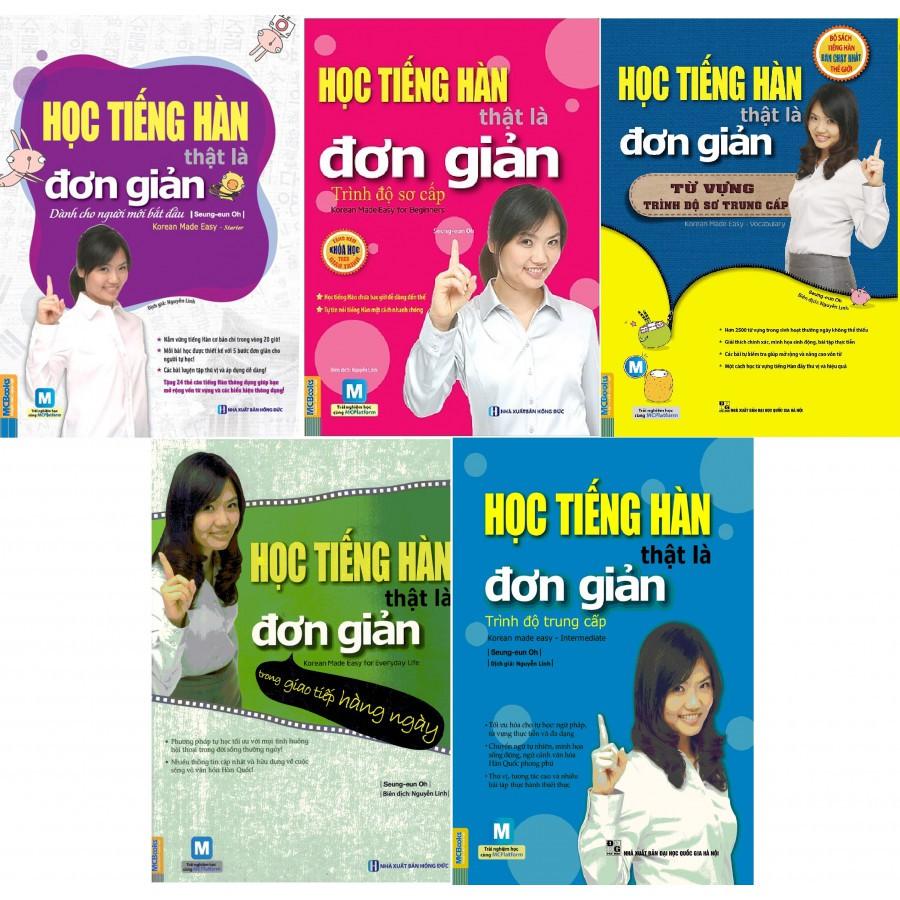 Sách - Combo Học Tiếng Hàn Thật Là Đơn Giản