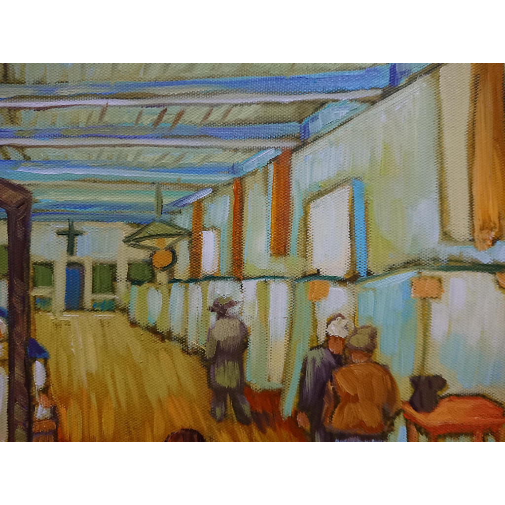 Nhà Tình Thương - Tranh Sơn Dầu Vẽ Tay 30x40cm