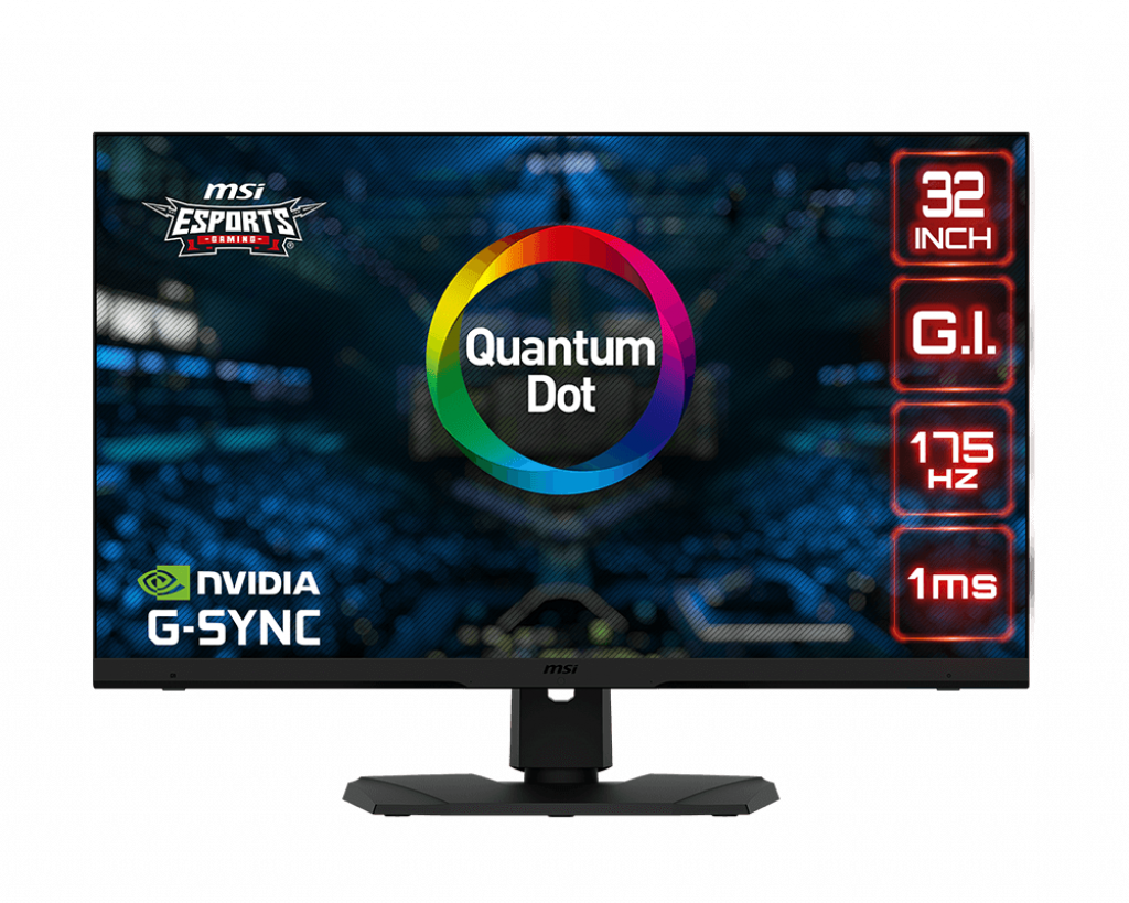 Màn Hình MSI Optix MPG321QRF-QD 175Hz WQHD (32 inch, 2560 x 1440, 175Hz, IPS, 1ms) - Hàng chính hãng