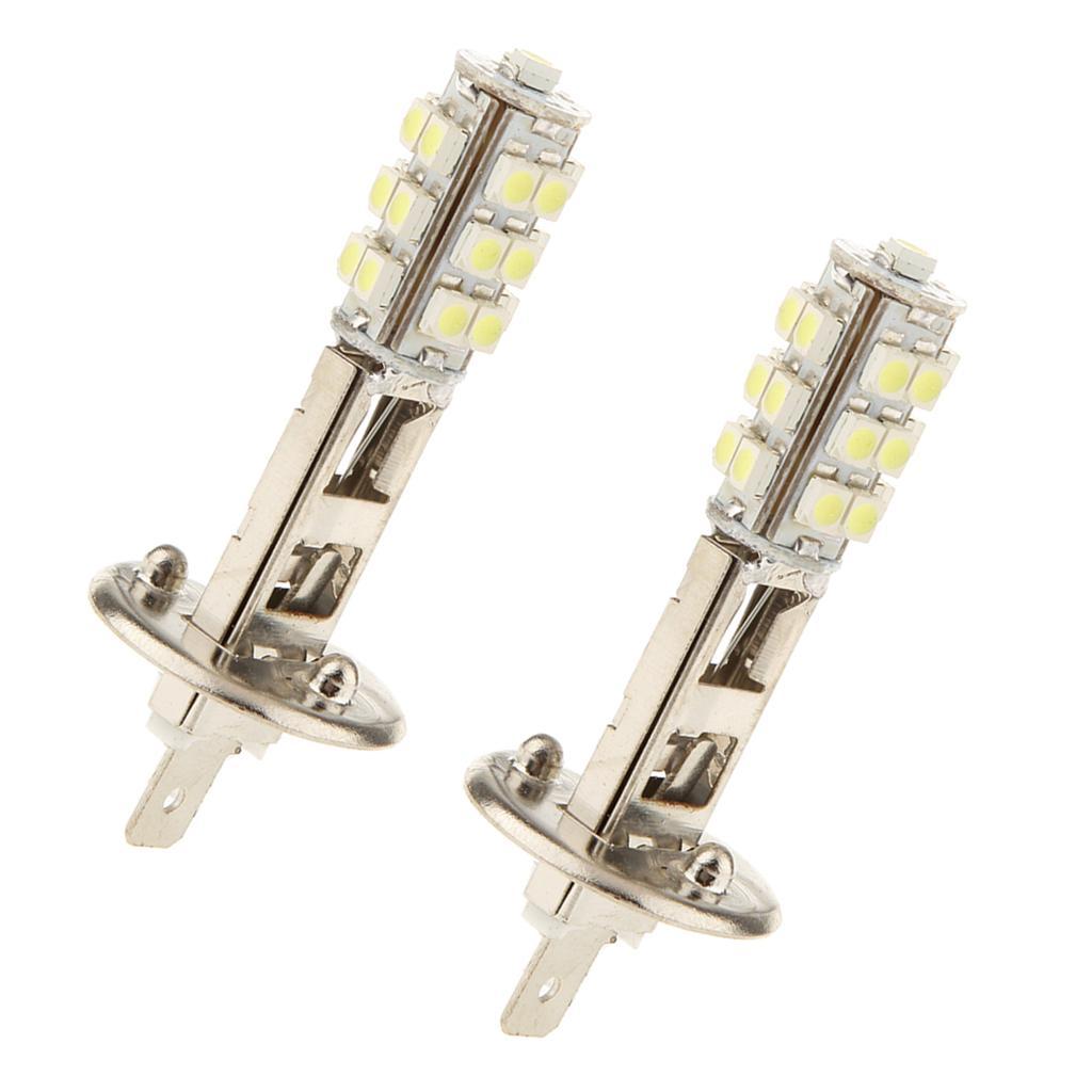 2Pcs High Power  25 SMD Car White LED Fog  Lamp Bulb 6000K