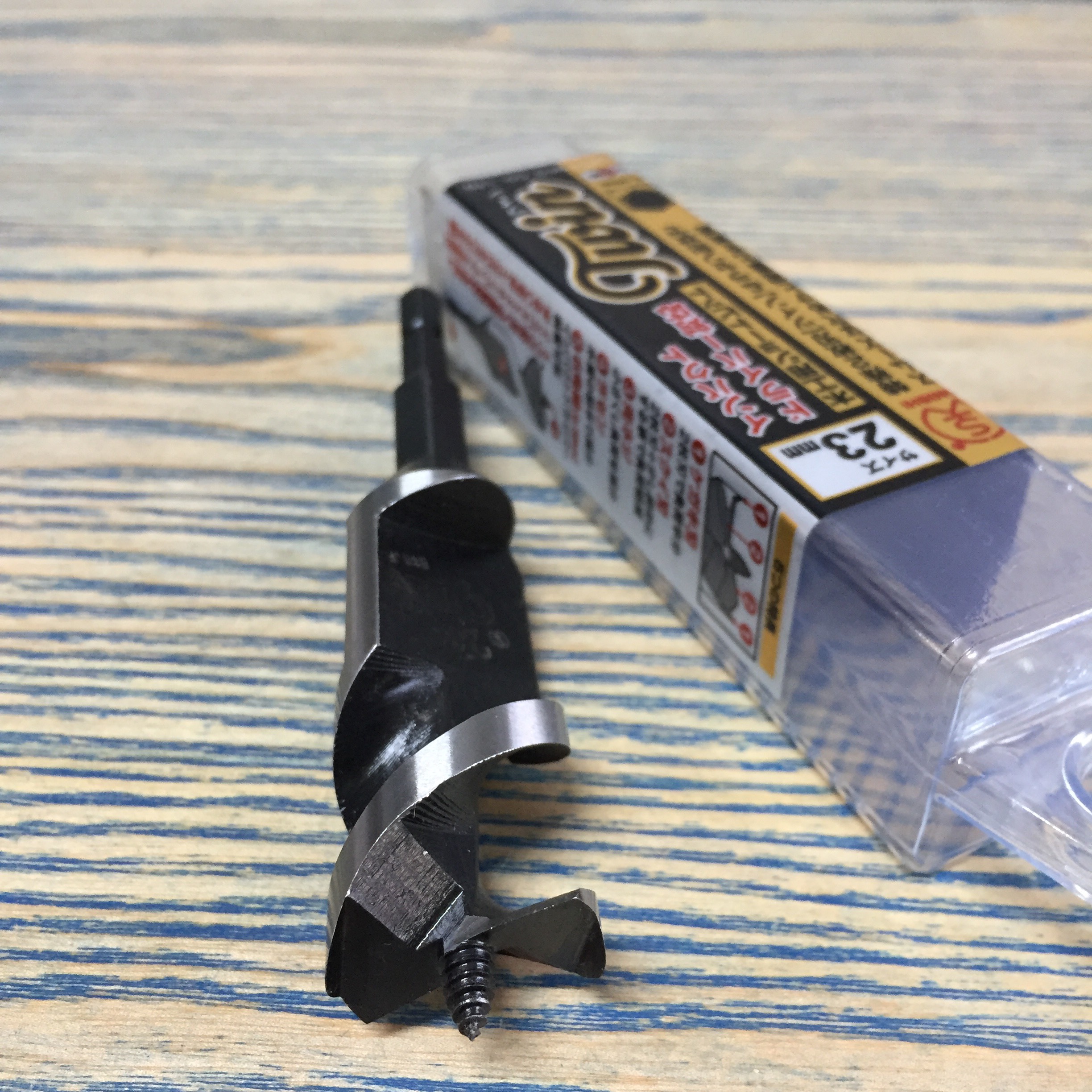 Mũi khoan gỗ ngắn 2 cạnh T 25mm chuôi lục giác 6.35mm Onishi