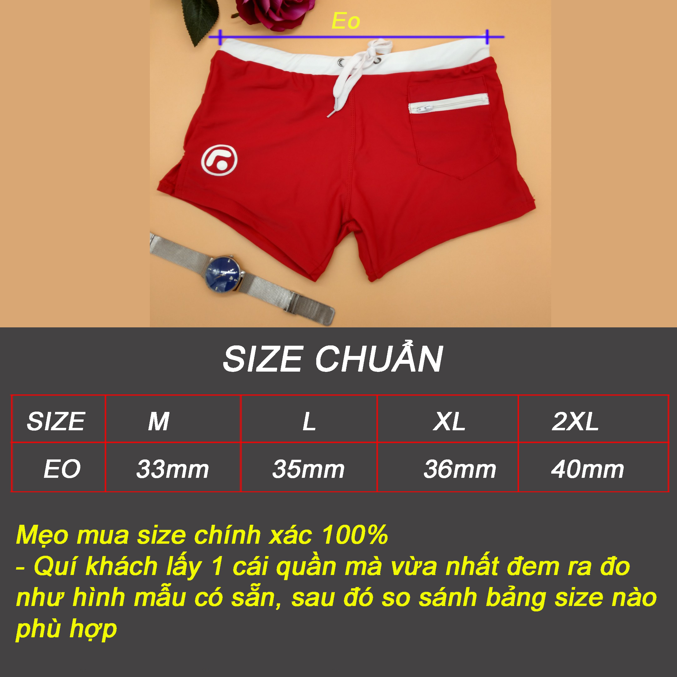 Quần bơi nam thời trang - Q002