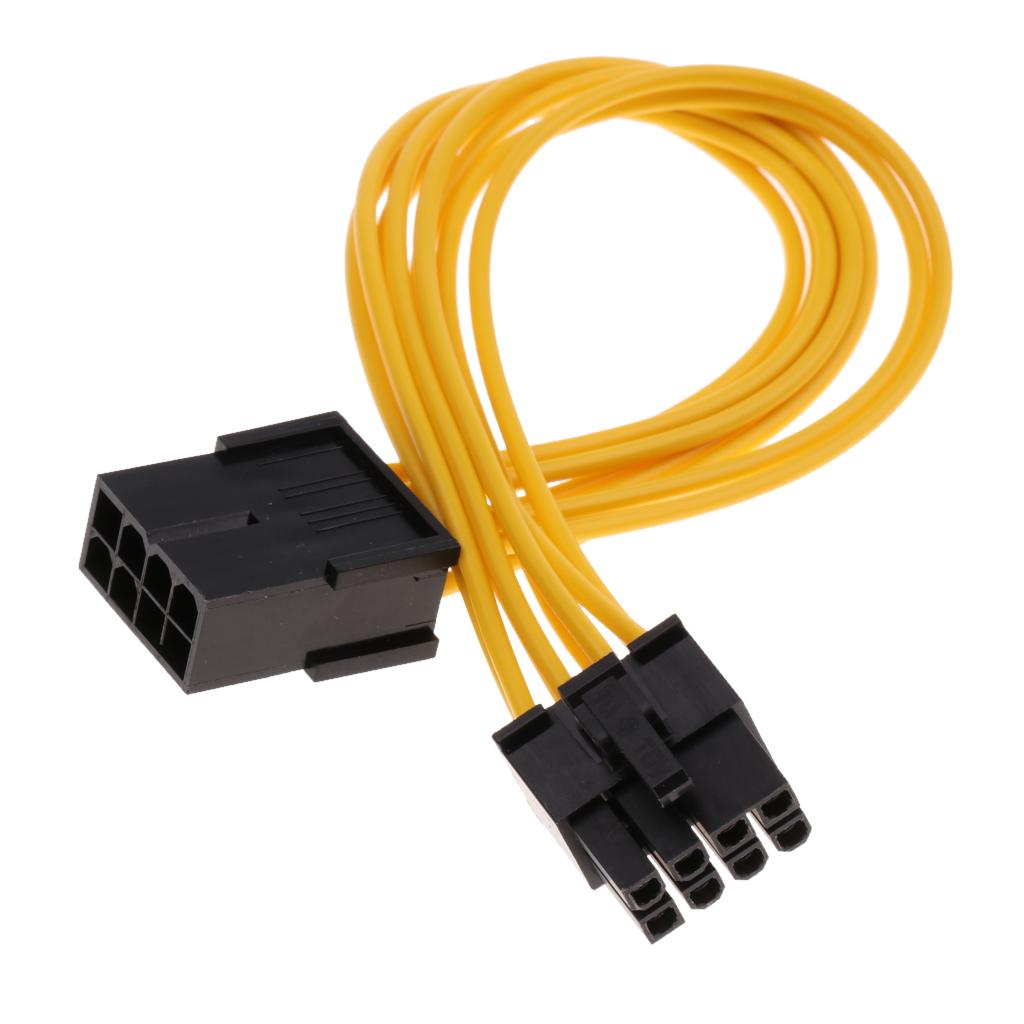 PCI-E 8-pin to 6+2-pin  Power Splitter Cable PCIE PCI Express