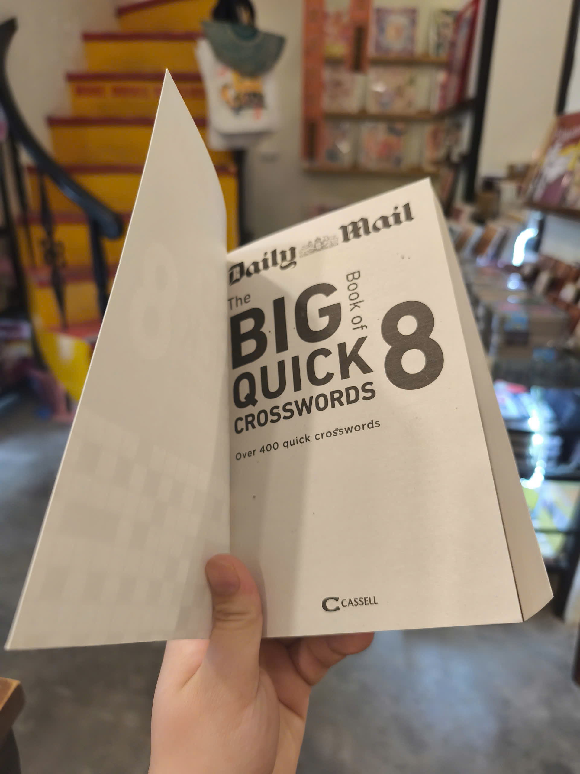 Sách - The Big Book of Quick Crosswords 8 | Games / Ngoại văn Nhập khẩu UK / Trò chơi ô chữ giải trí
