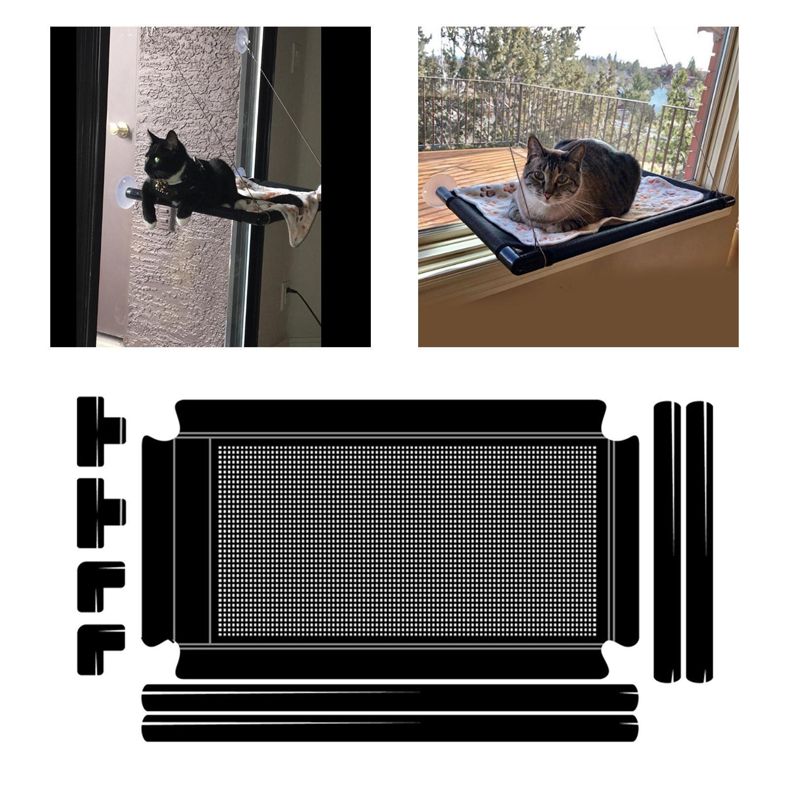 Up 33lbs Cat Bed Basking Window Hammock Perch Bed Hanging Shelf Seat Pet
