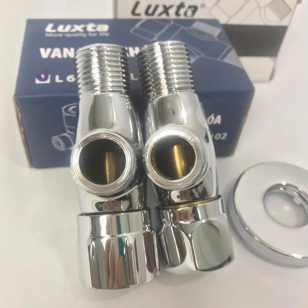 Van Chia Nước Van T Vặn 3 Ngã Có Khoá LUXTA Mã L6101 Và L6102 - Phụ kiện đấu nối thiết bị nhà tắm, phi 21