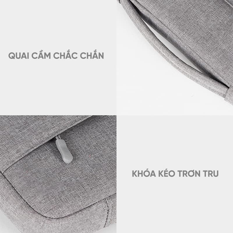 Túi laptop chống sốc GB-CS22 tiện lợi, sử dụng dễ dàng,đệm trong dày dặn