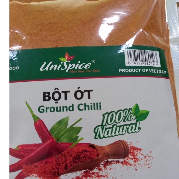 Bột ớt Unispice túi/gói- Gia vị tự nhiên/ Ớt bột nghiền siêu cay