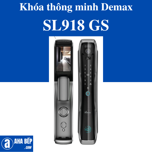 Khóa cửa thông minh Demax SL918 GS. Hàng Chính Hãng