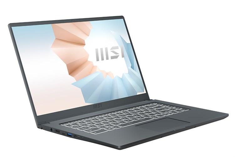 Laptop MSI Modern 15 A11MU i5 1155G7/8GB/512GB/15.6&quot;F/Túi/Chuột/Win10/(680VN)/Xám - Hàng chính hãng