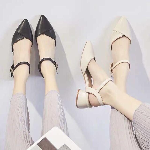 Guốc Nữ 5p Chất Da Dáng Hàn Quốc hàng Loại 1 size 35 - 39