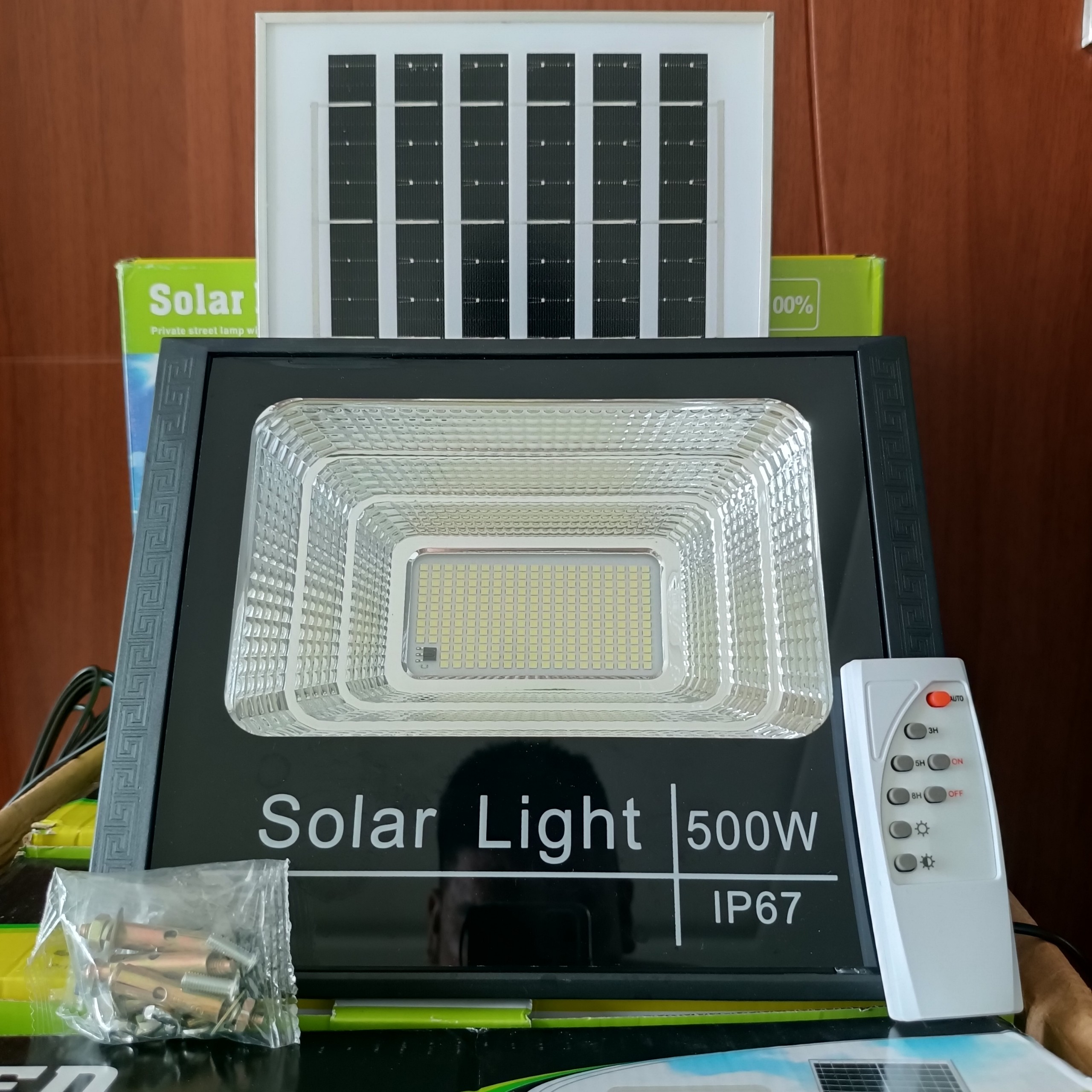 Đèn Năng Lượng Mặt Trời 500W Solar Light