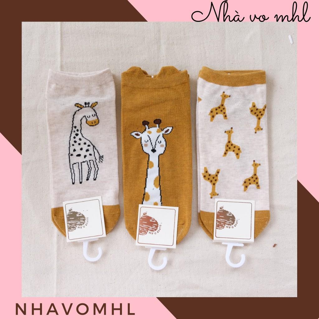 Set Vớ Ngắn 5 Đôi Tất Vớ cổ Ngắn Tất Vớ Hàn Nhật Vớ Cổ Ngắn Nam Nữ Cotton Phong Cách Ulzzang