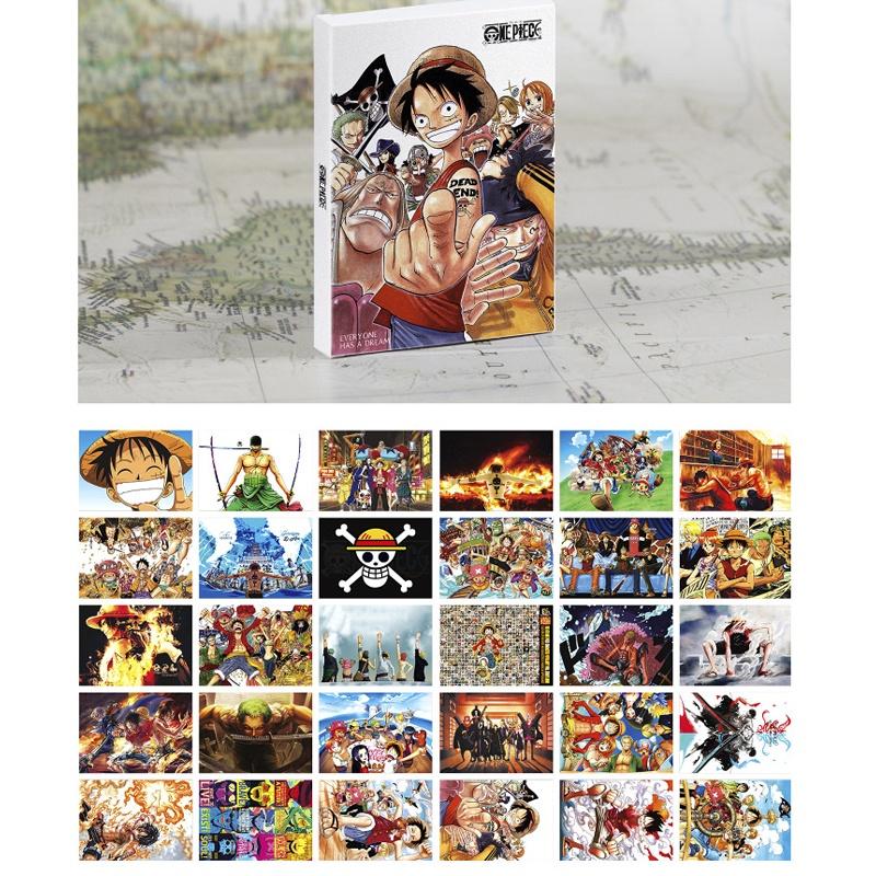 Tấm Poster One Piece Postcard, Ảnh Treo DánTường Decor Áp Phích (Kích thước 14 x 10 cm)