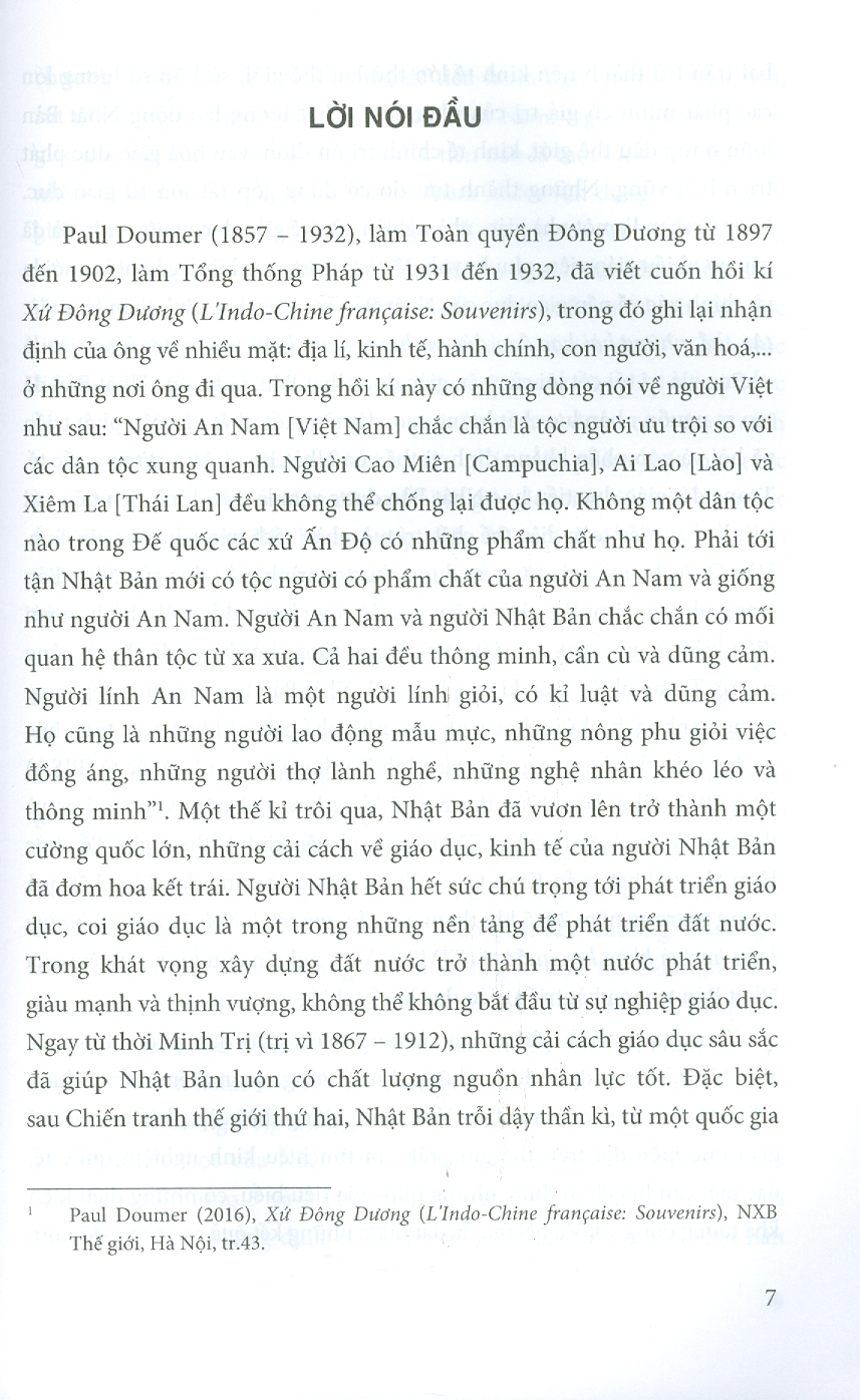 Mô Hình Giáo Dục Tiểu Học Nhật Bản Và Đề Xuất Vận Dụng Ở Việt Nam (Đáp ứng yêu cầu đổi mới căn bản và toàn diện giáo dục)