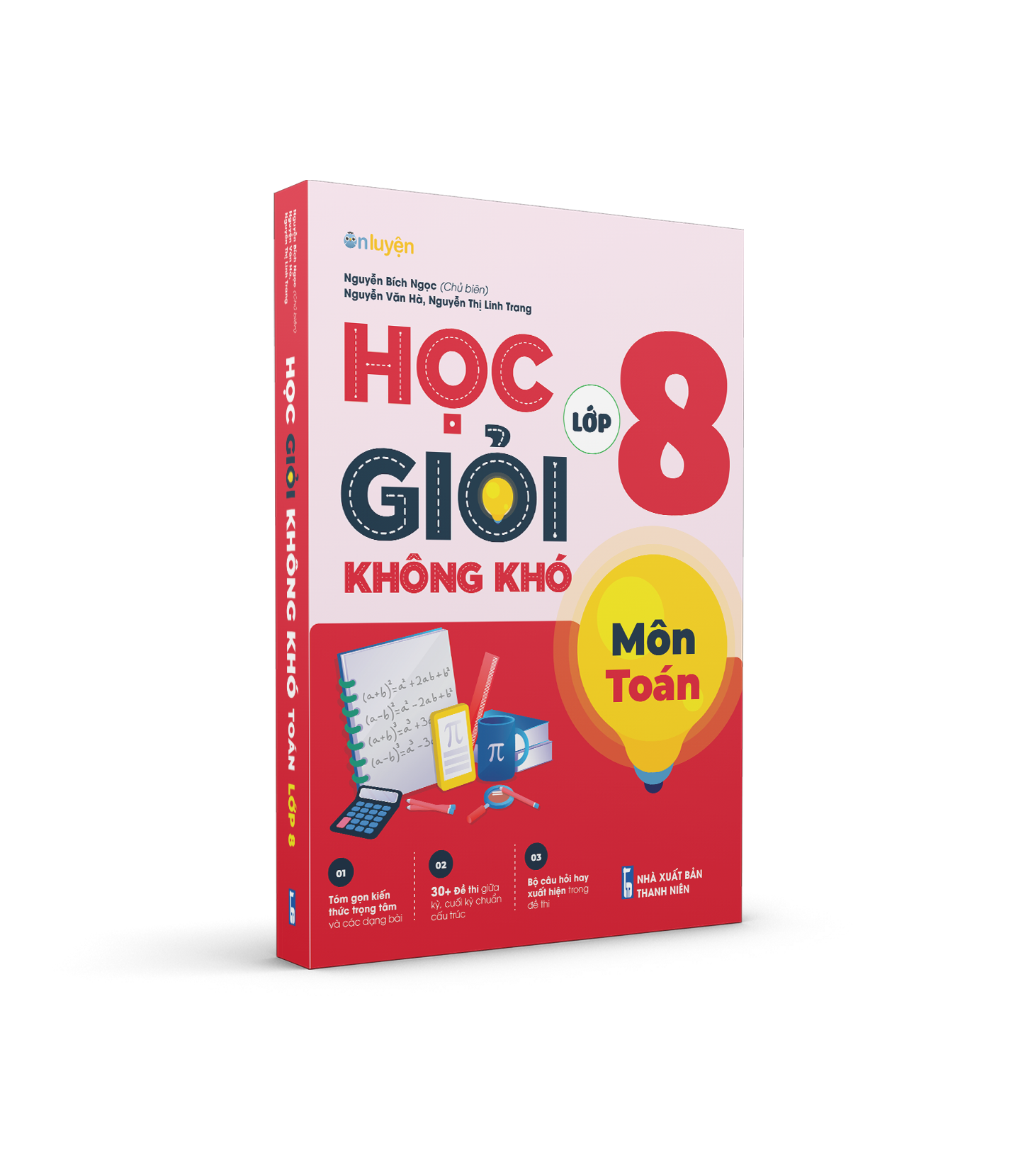 Sách Toán 8 - Học giỏi không khó môn Toán lớp 8 - Nhà sách Ôn luyện