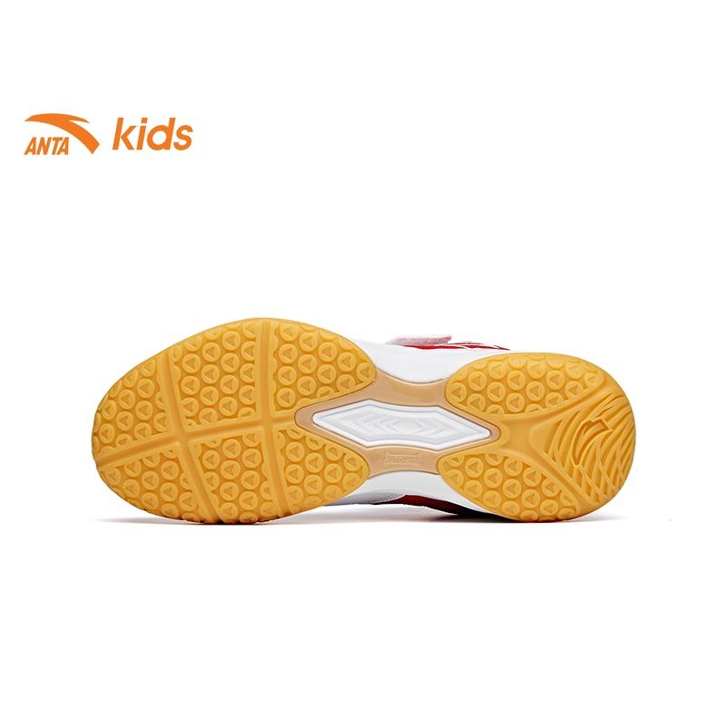 Giày thể thao bé trai Anta Kids siêu nhẹ, quai dán tiện lợi, mặt lưới thoáng khí W312133301S